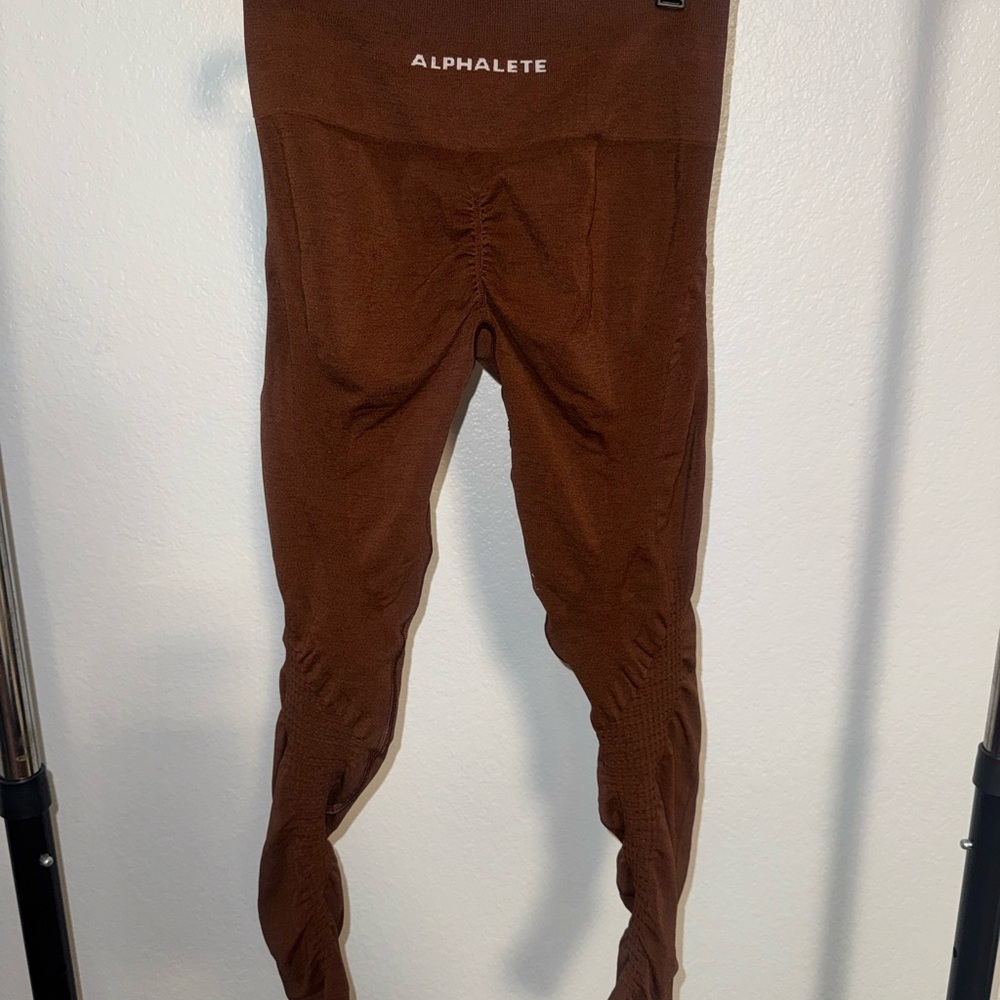 Alphalete Kids Brown Seamless Leggings